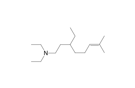 N,N,3-triethyl-7-methyloct-6-en-1-amine