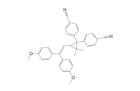 Benzonitrile, 4,4'-[3-[2,2-bis(4-methoxyphenyl)ethenyl]-2,2-dimethylcyclopropylidene]bis-