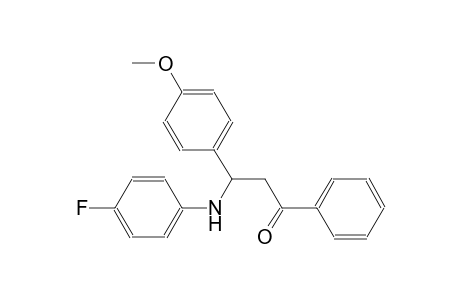 1-propanone, 3-[(4-fluorophenyl)amino]-3-(4-methoxyphenyl)-1-phenyl-