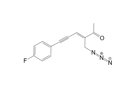 (E)-3-(Azidomethyl)-6-(4-fluorophenyl)hex-3-en-5-yn-2-one