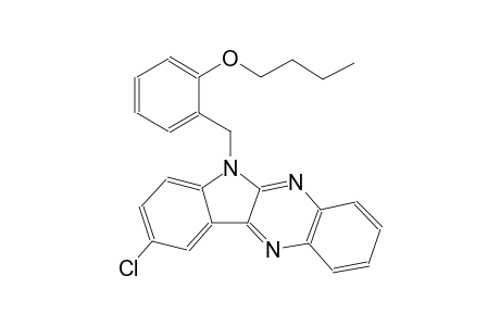 butyl 2-[(9-chloro-6H-indolo[2,3-b]quinoxalin-6-yl)methyl]phenyl ether