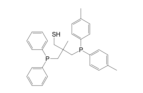2-( Diphenylphosphanylmethyl)-2-[bis(4-tolyl)-phosphanylmethyl]-1-propanethiol