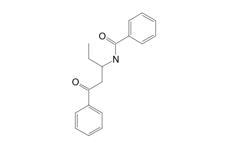 N-(1-ETHYL-3-OXO-3-PHENYL-PROPYL)-BENZAMIDE