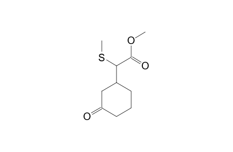 Methylthio-(3-oxocyclohexyl)acetic acid, methyl ester