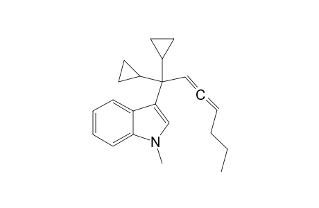 3-(1,1-Dicyclopropylhepta-2,3-dien-1-yl)-1-methyl-1H-indole