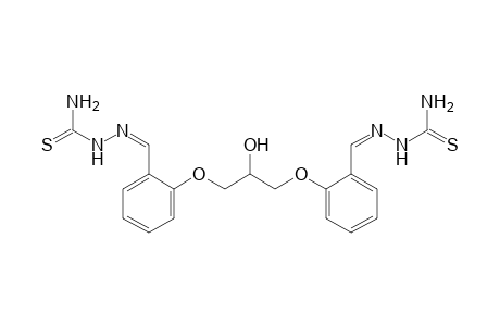 [(Z)-{[2-(3-{2-[(Z)-[(carbamothioylamino)imino]methyl]phenoxy}-2-hydroxypropoxy)phenyl]methylidene}amino]thiourea
