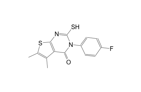 3-(4-fluorophenyl)-5,6-dimethyl-2-sulfanylthieno[2,3-d]pyrimidin-4(3H)-one