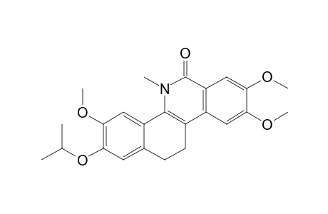 2-isopropoxy-3,8,9-trimethoxy-5-methyl-11,12-dihydrobenzo[c]phenanthridin-6-one