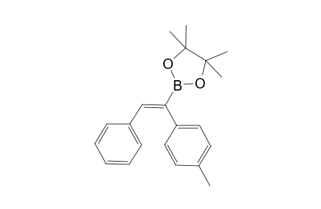 (Z)-4,4,5,5-tetramethyl-2-(2-phenyl-1-p-tolylvinyl)-1,3,2-dioxaborolane
