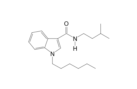 1-Hexyl-N-(3-methylbutyl)-1H-indole-3-carboxamide