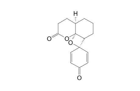 cis-3',4',5',5a',6',7'-hexahydrospiro[cyclohexa[2,5]diene-1,2'-oxeto[3,2-i]chromene]-4,8'(2a'H)-dione