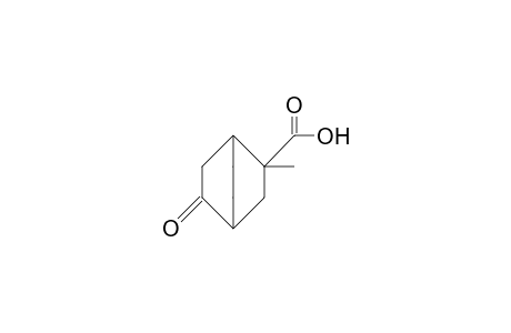 2-syn-Carboxy-2-methyl-bicyclo(2.2.2)octan-5-one