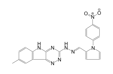 1-(4-nitrophenyl)-1H-pyrrole-2-carbaldehyde (8-methyl-5H-[1,2,4]triazino[5,6-b]indol-3-yl)hydrazone