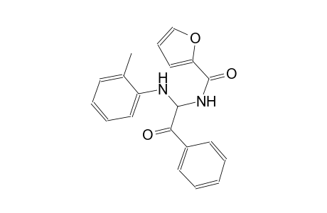 2-furancarboxamide, N-[1-[(2-methylphenyl)amino]-2-oxo-2-phenylethyl]-