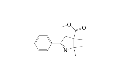 2H-Pyrrole-3-carboxylic acid, 3,4-dihydro-2,2,3-trimethyl-5-phenyl-, methyl ester