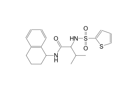 3-methyl-N-(1,2,3,4-tetrahydro-1-naphthalenyl)-2-[(2-thienylsulfonyl)amino]butanamide
