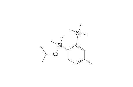 Silane, dimethyl(1-methylethoxy)[4-methyl-2-(trimethylsilyl)phenyl]-