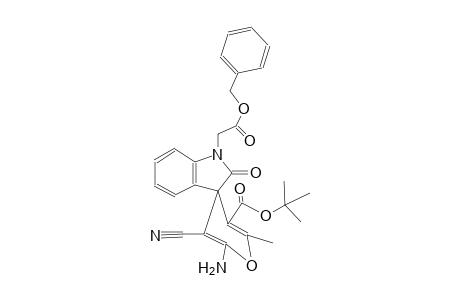 tert-butyl (3R)-6'-amino-5'-cyano-2'-methyl-2-oxo-1-[2-oxo-2-(phenylmethoxy)ethyl]spiro[indole-3,4'-pyran]-3'-carboxylate tert-butyl (3R)-6'-amino-5'-cyano-2'-methyl-2-oxo-1-[2-oxo-2-(phenylmethoxy)ethyl]spiro[indoline-3,4'-pyran]-3'-carboxylate (3R)-6'-amino-5'-cyano-2'-methyl-2-oxo-1-[2-oxo-2-(phenylmethoxy)ethyl]-3'-spiro[indoline-3,4'-pyran]carboxylic acid tert-butyl ester (3R)-6'-amino-1-[2-(benzyloxy)-2-keto-ethyl]-5'-cyano-2-keto-2'-methyl-spiro[indoline-3,4'-pyran]-3'-carboxylic acid tert-butyl ester