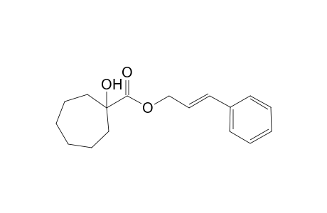 (trans)-Phenylallyl 1-hydroxycycloheptanecarboxylate