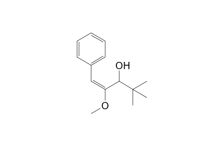 (E)-2-Methoxy-4,4-dimethyl-1-phenylpent-1-en-3-ol