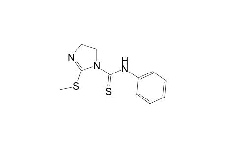 2-Imidazoline-1-thiocarboxamide, 2-methylthio-N-phenyl-
