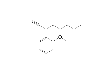 1-(1-amylprop-2-ynyl)-2-methoxy-benzene