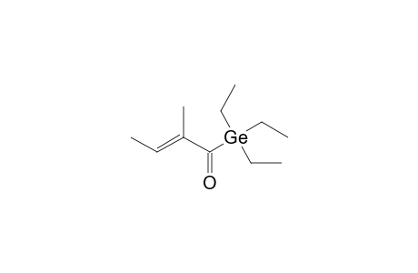 (E)-2-methyl-1-triethylgermyl-2-buten-1-one