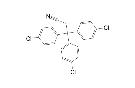 3,3,3-Tris(4-chlorophenyl)propionitrile