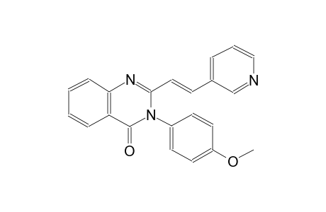 3-(4-methoxyphenyl)-2-[(E)-2-(3-pyridinyl)ethenyl]-4(3H)-quinazolinone