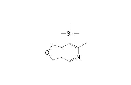 Furo[3,4-c]pyridine, 1,3-dihydro-6-methyl-7-(trimethylstannyl)-