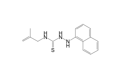 N-(2-methylallyl)-2-(naphthalen-1-yl)hydrazinecarbothioamide