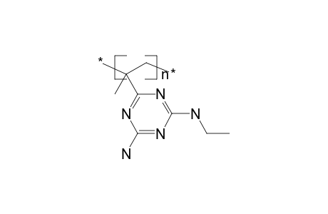 Poly(2-amino-4-ethylamino-6-isopropenyl-1,3,5-triazine)