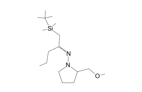 1-[1'-(t-Butyldimethylsilyl)pent-2'-ylideneamino]-2-(methoxymethyl)pyrrolidine