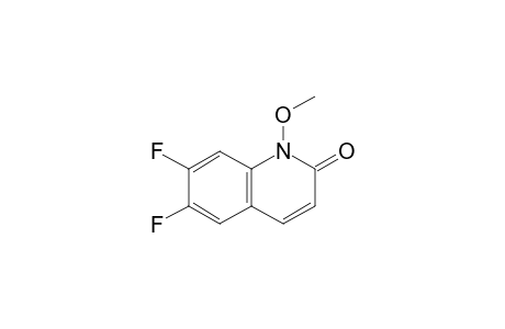 6,7-bis(fluoranyl)-1-methoxy-quinolin-2-one
