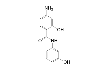 4-Amino-N-(3-hydroxyphenyl)salicylamide