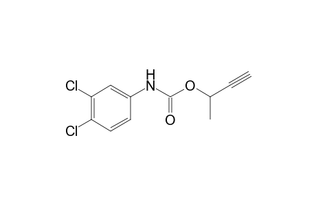 Carbamic acid, (3,4-dichlorophenyl)-, 1-methyl-2-propynyl ester