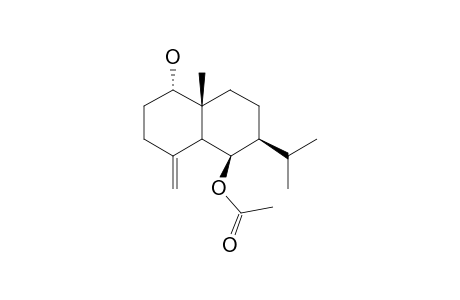 6.beta.-(Acetoxy)-eudesm-4(15)-en-1.alpha.-ol