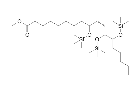 methyl 9,12,13-tris(trimethylsilyloxy)octadec-10-enoate