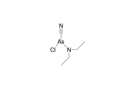 Chloro-cyano-diethylamino-arsane