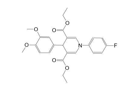 3,5-pyridinedicarboxylic acid, 4-(3,4-dimethoxyphenyl)-1-(4-fluorophenyl)-1,4-dihydro-, diethyl ester