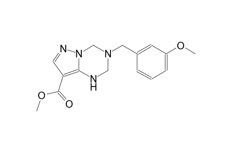 pyrazolo[1,5-a][1,3,5]triazine-8-carboxylic acid, 1,2,3,4-tetrahydro-3-[(3-methoxyphenyl)methyl]-, methyl ester