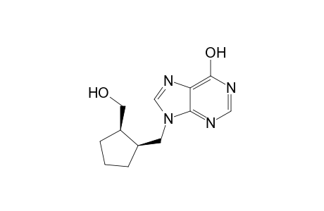 9-[[(1S,2R)-2-(hydroxymethyl)cyclopentyl]methyl]purin-6-ol