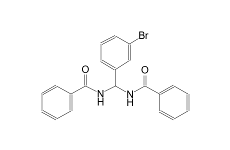 N-[(benzoylamino)(3-bromophenyl)methyl]benzamide