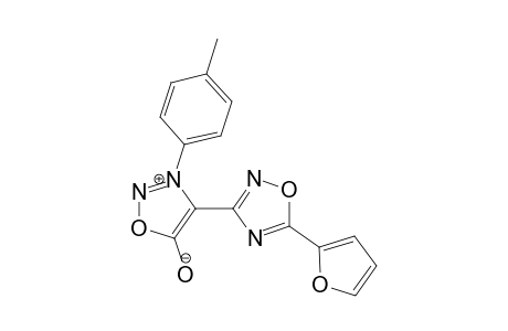 3-(p-Methylphenyl)-4-[2-furyl-.delta.(2)-1,2,4-oxadiazol-3-yl]sydnone