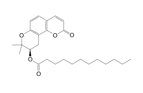 (+)-Dodecanoyllomatin
