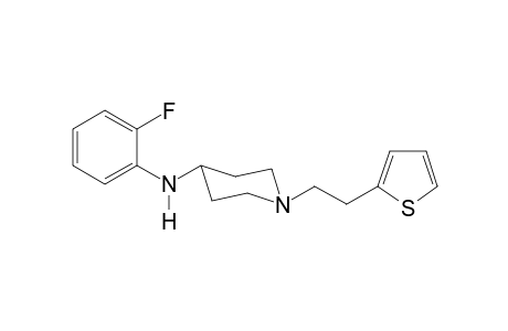 N-(2-fFuorophenyl)-1-[2-(thiophen-2-yl)ethyl]piperidin-4-amine