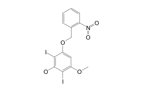 2,6-DIIODO-3-METHOXY-5-(2-NITROBENZYLOXY)-PHENOL