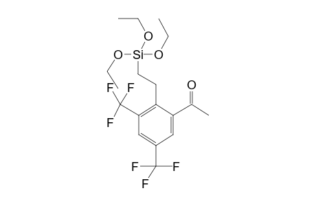 3,5-Bis(trifluormethyl)-2-[2-(triethoxysilyl)ethyl]acetophenone
