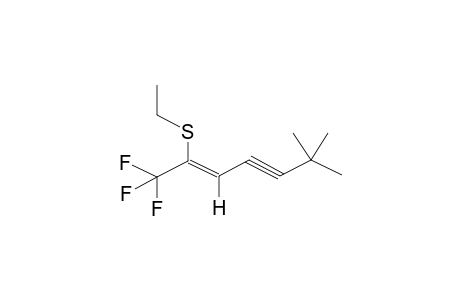 1,1,1-TRIFLUORO-2-METHYLTHIO-6,6-DIMETHYL-2-HEPTEN-4-YNE