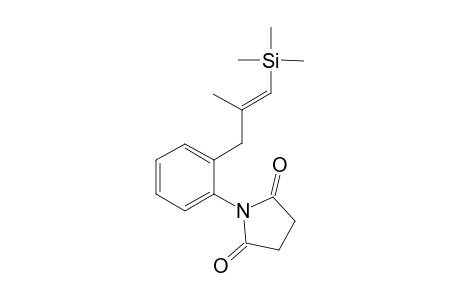 (E)-1-(2-(2-methyl-3-(trimethylsilyl)allyl)phenyl)pyrrolidine-2,5-dione
